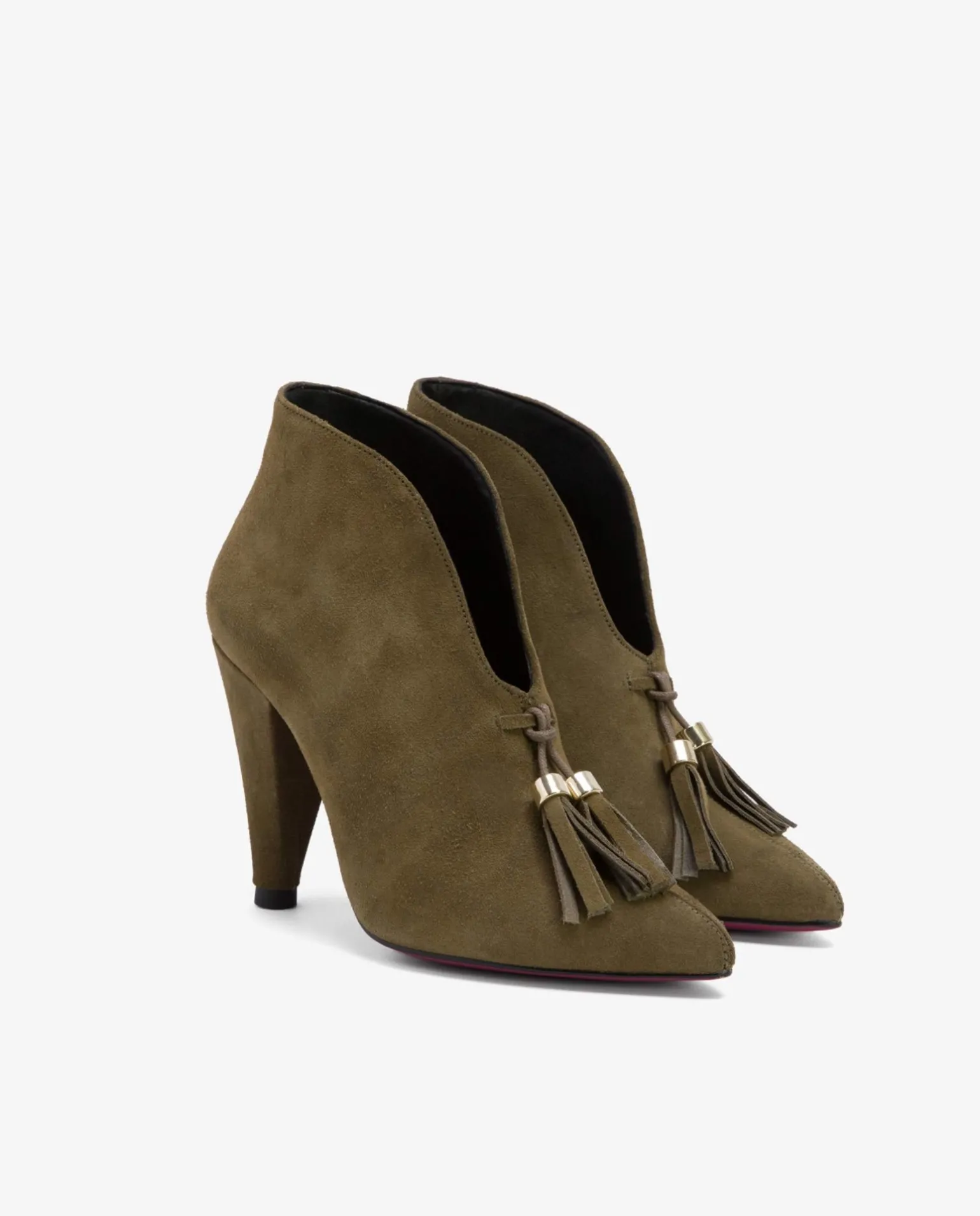 Abotinado Borla Cordoba Serraje Verde