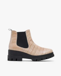 Abotinado Elastico Napa Coco Rosa