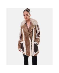 Abrigo Deluxe Felpa Marron