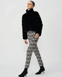 Abrigo Pelo Corto Pelo Negro