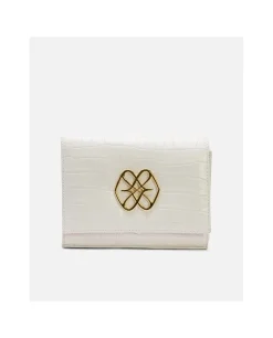 Bandolera Mini Logo Cuple Napa Coco Blanco