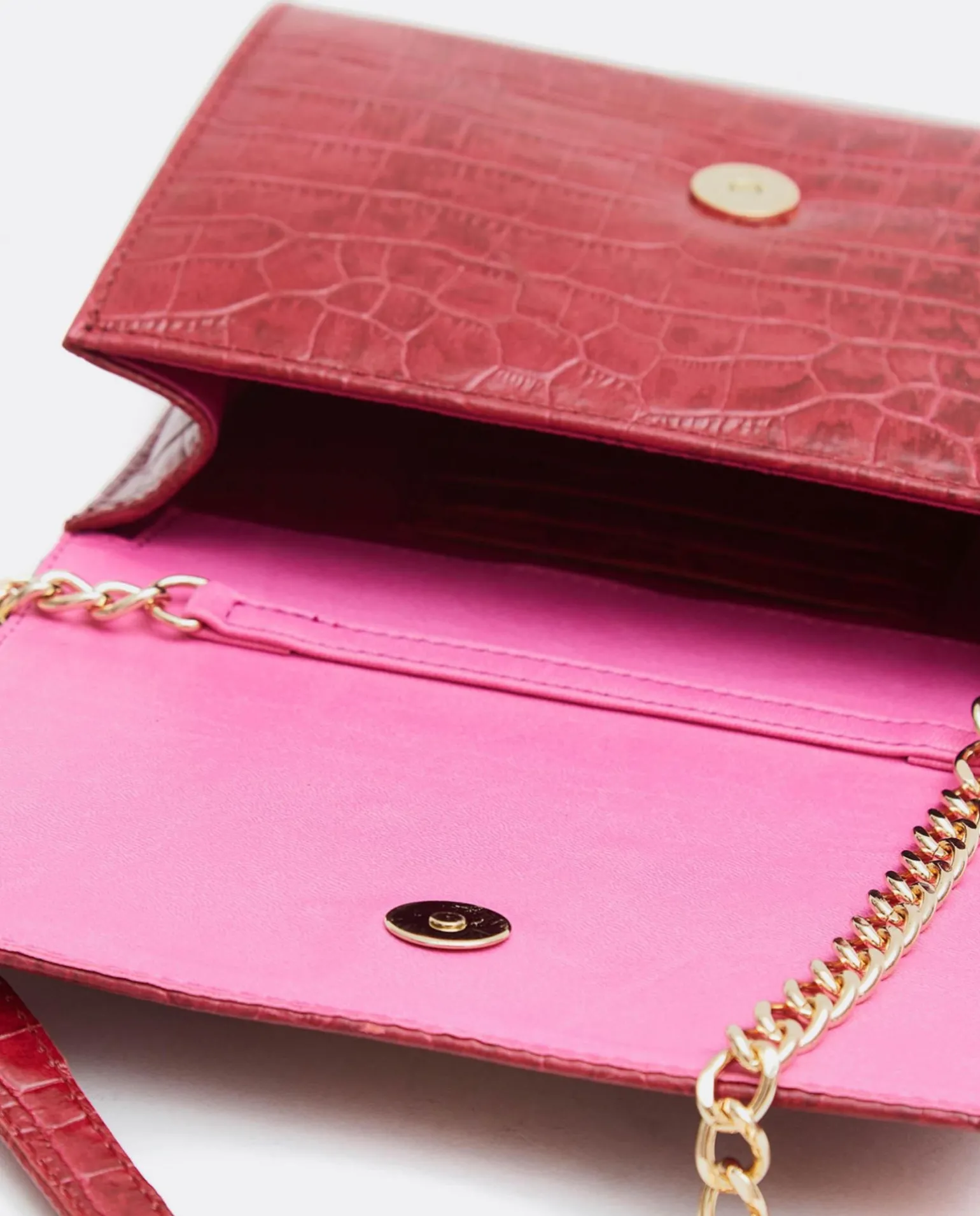 Bandolera Mini Logo Cuple Napa Coco Rojo