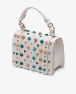 Bandolera Piedras Tecnopiel Blanco