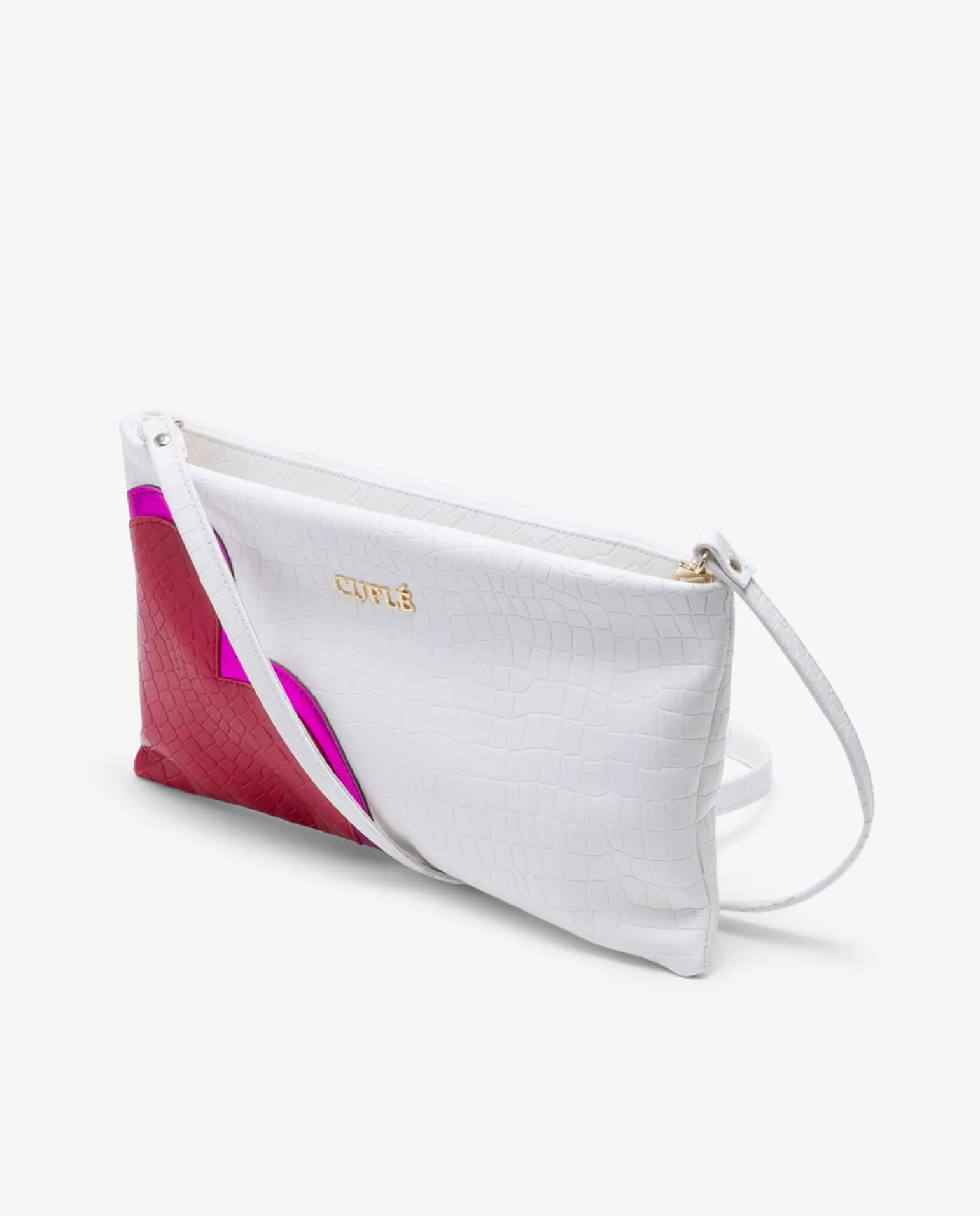 Bolso Corazon Napa Coco Blanco