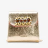 Bolso Cruzar Serpiente Oro