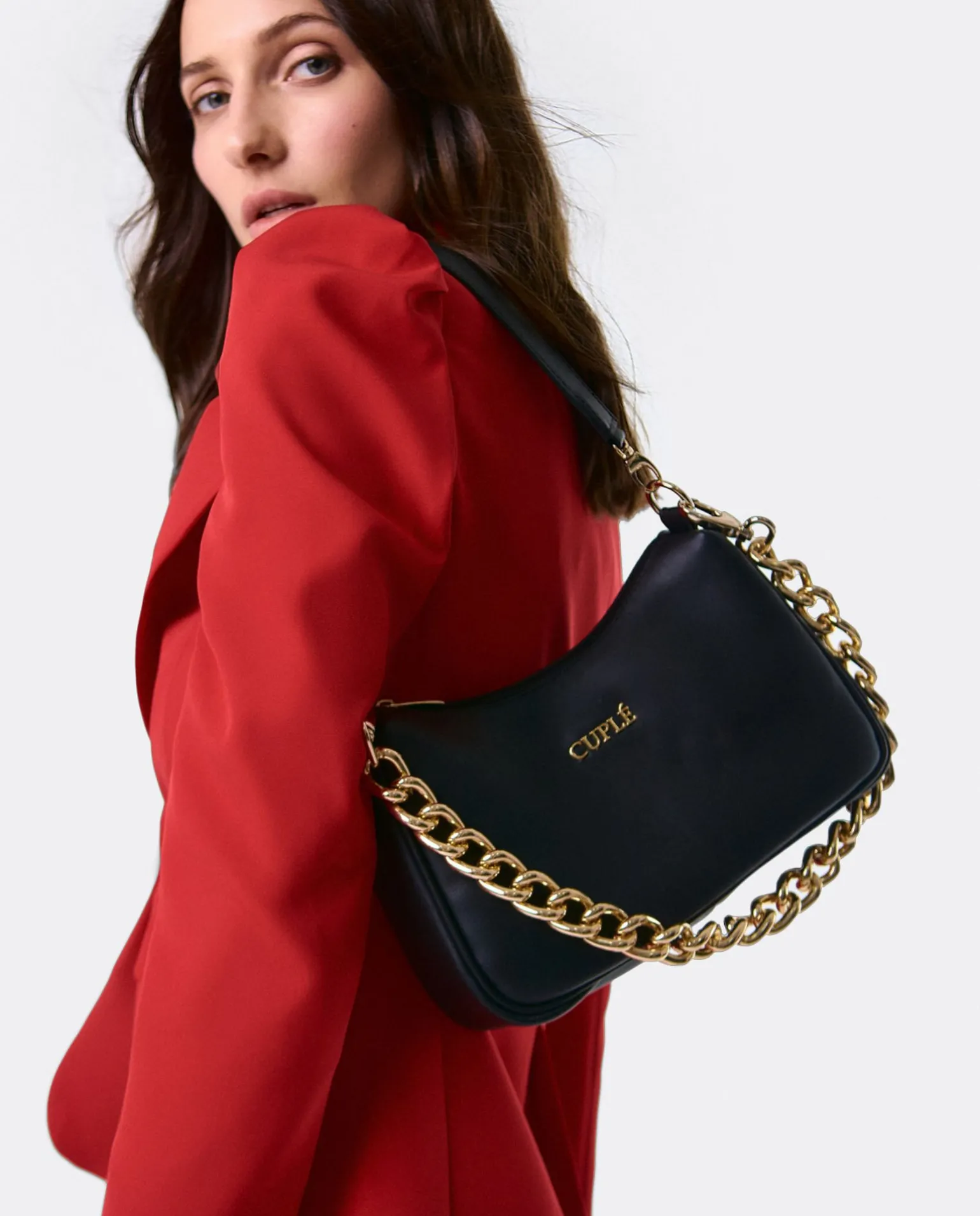 Bolso Fatima Napa Negro