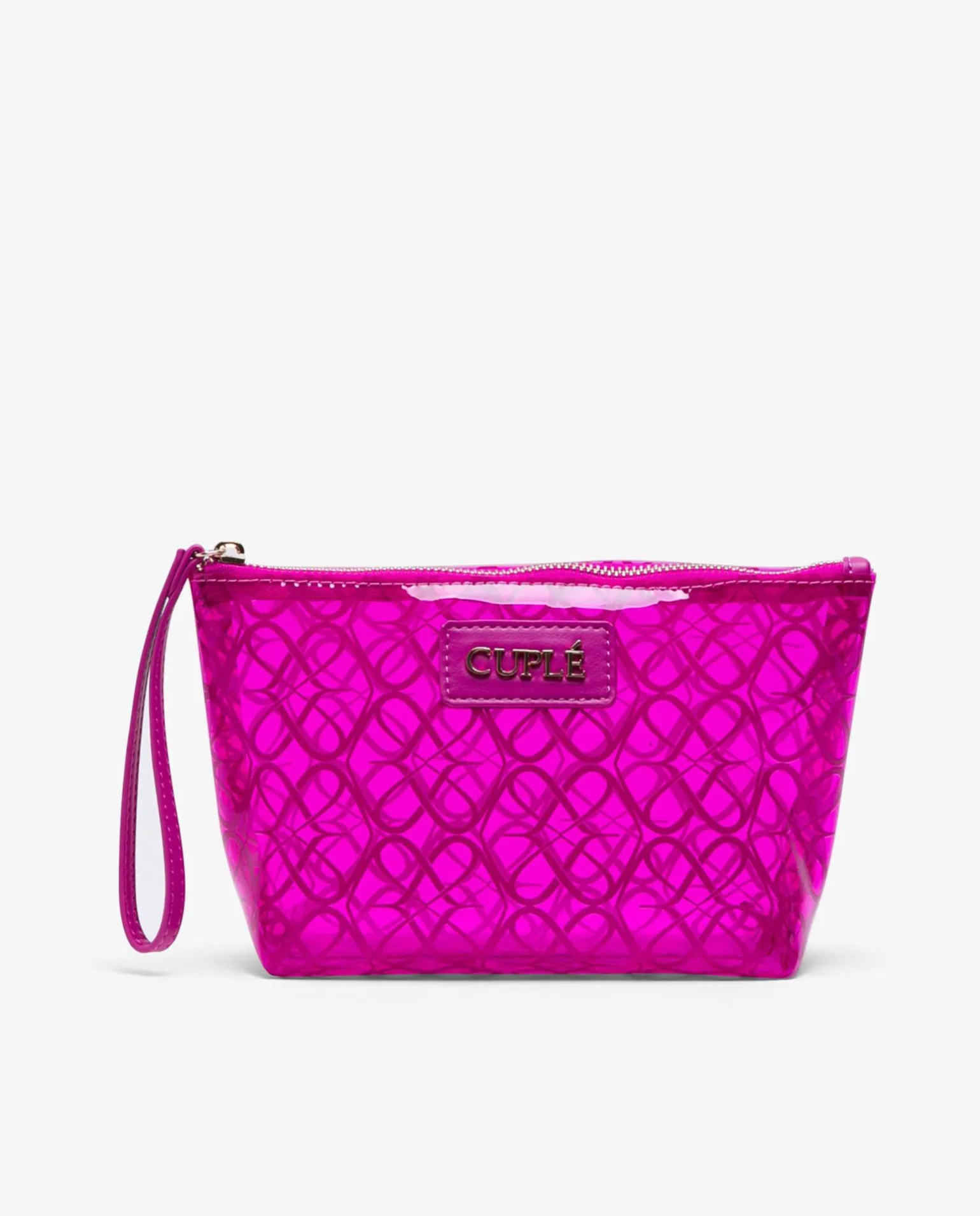 Bolso Mano Vinilo Fucsia