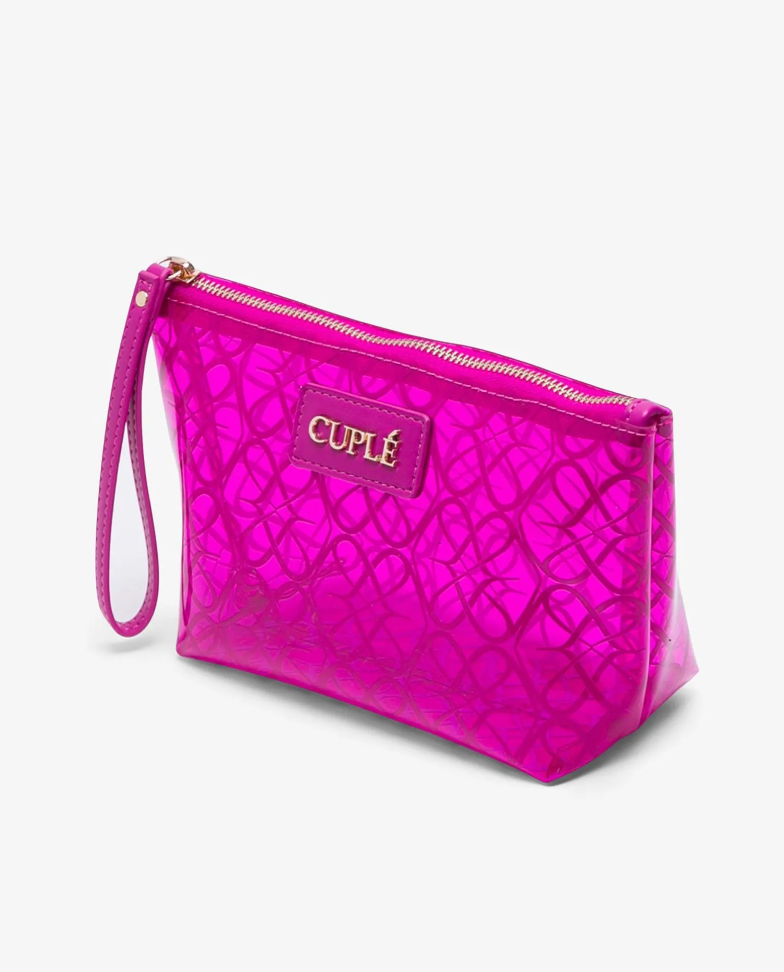 Bolso Mano Vinilo Fucsia