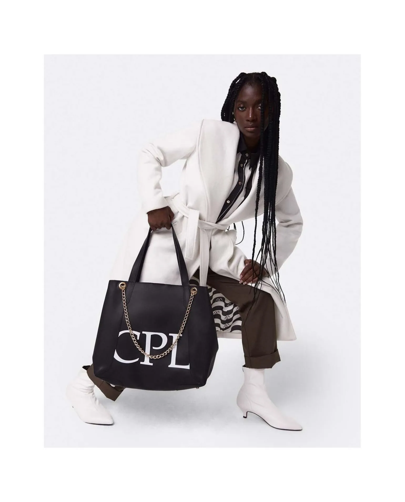 Bolso Napa Romana Negro