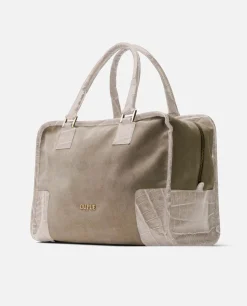 Bolso Rectangular Serraje Beig