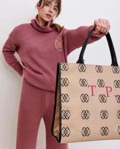 Bolso Shopper Personalizado Logos Rectos Tejido Es