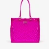 Bolso Tote Vinilo Fucsia