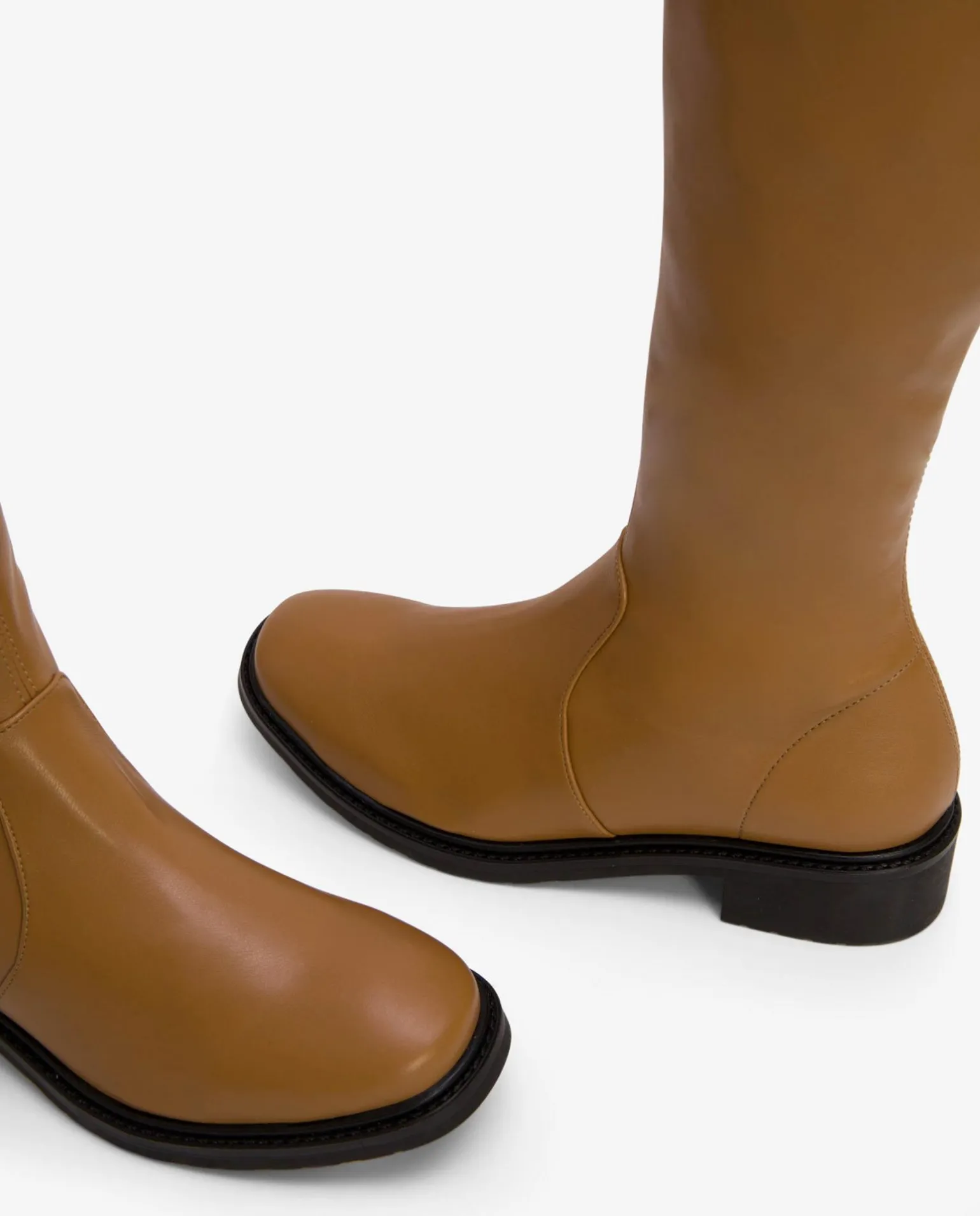 Bota Alta Tecnopiel Cuero