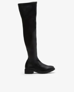 Bota Alta Tecnopiel Negro