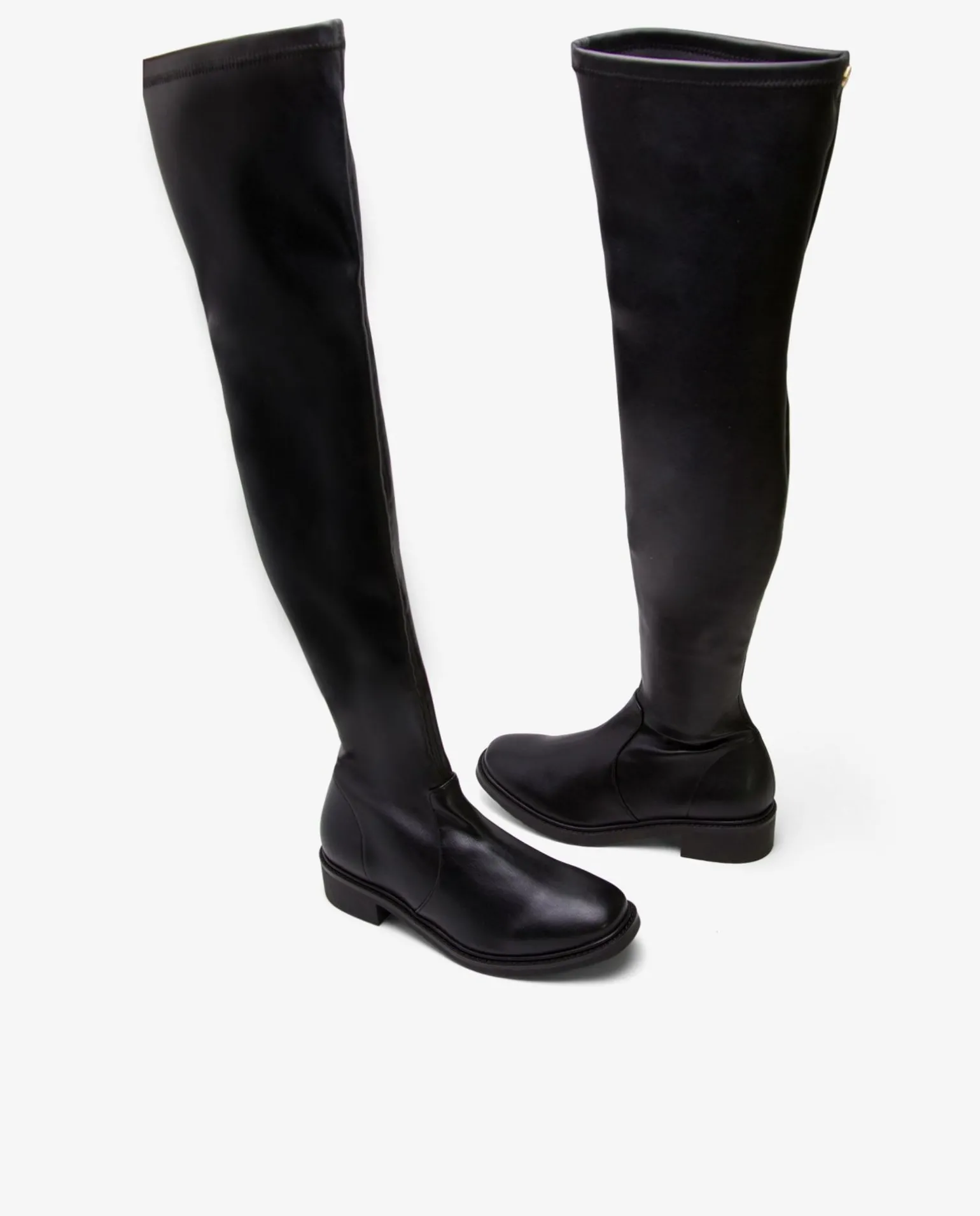 Bota Alta Tecnopiel Negro