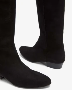 Bota Lisa Huelva Serraje Negro