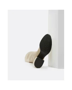 Bota Mosquetera Strech Napa Licra Camel