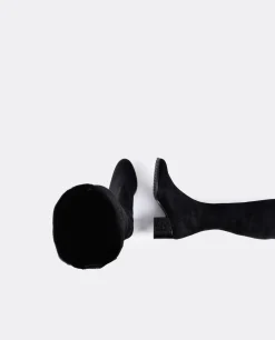 Bota Mosquetera Strech Ultrasuede Strech Negro