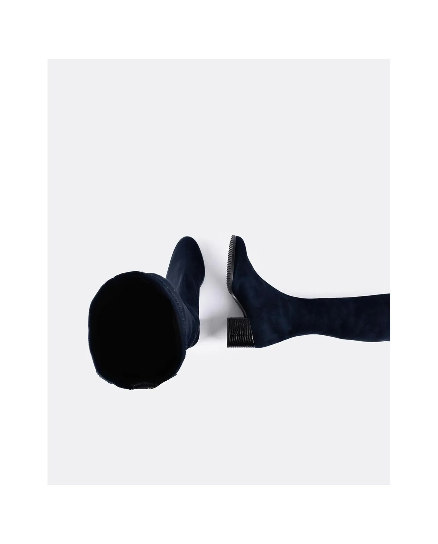 Bota Mosquetera Strech Ultrasuede Strech Marino