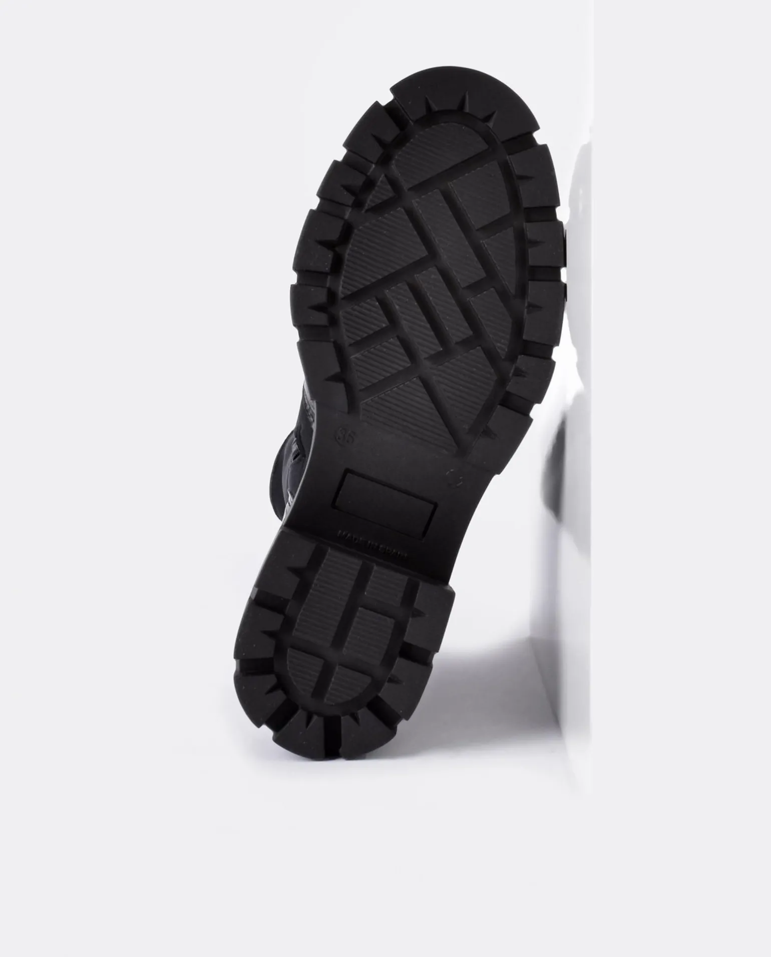 Bota Pala Y Talon Licra/Coco Negro