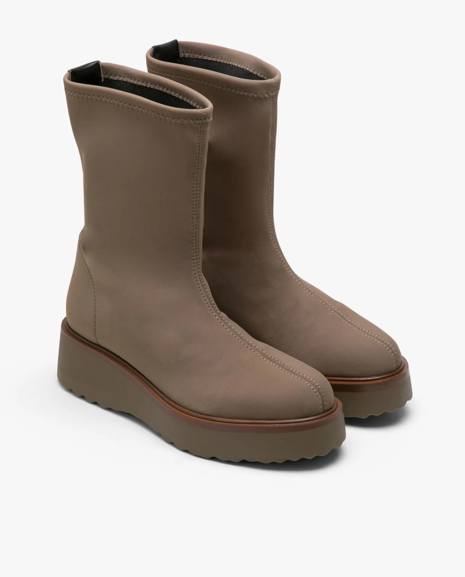 Botin Calcetin Licra Strech Kaki