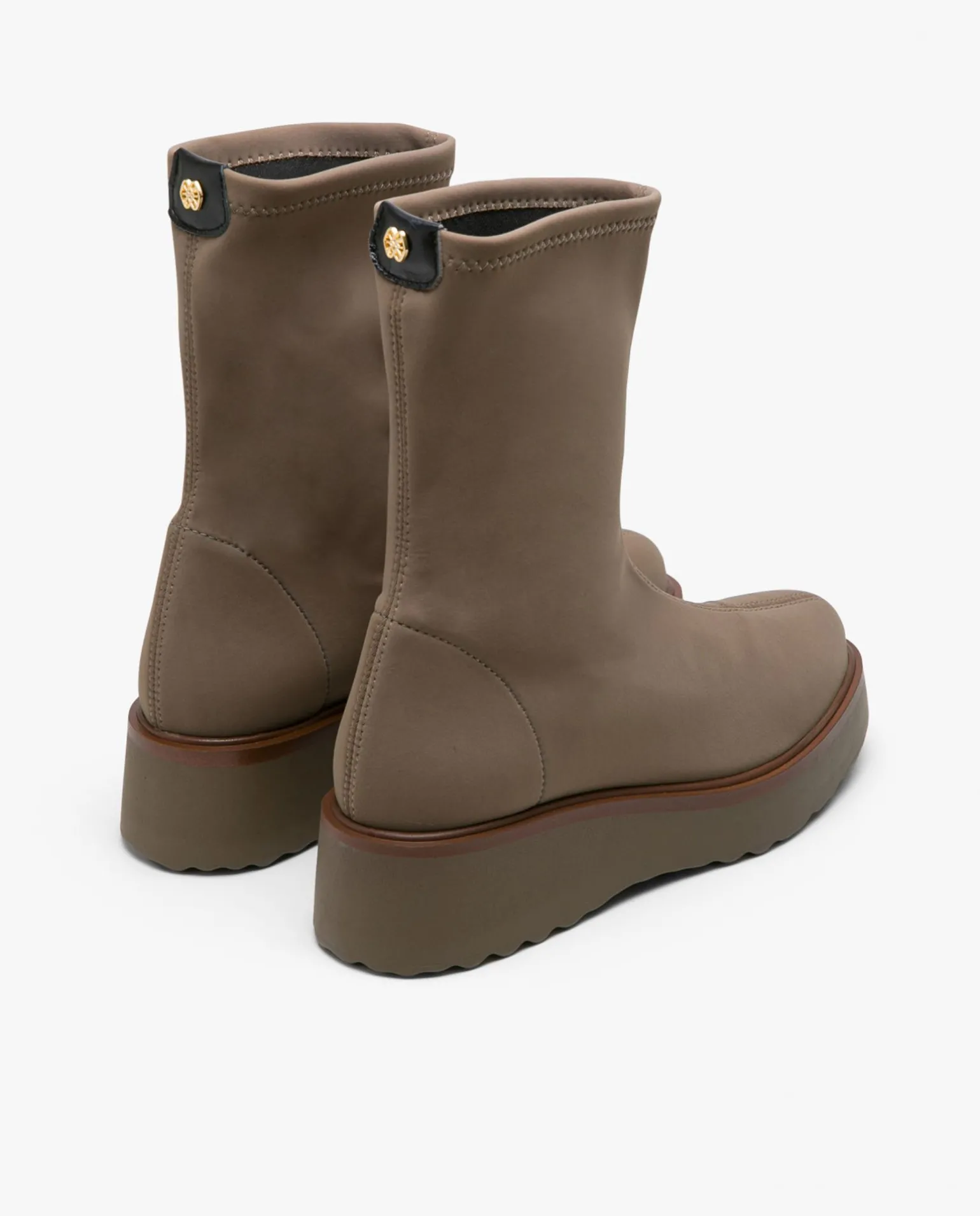 Botin Calcetin Licra Strech Kaki