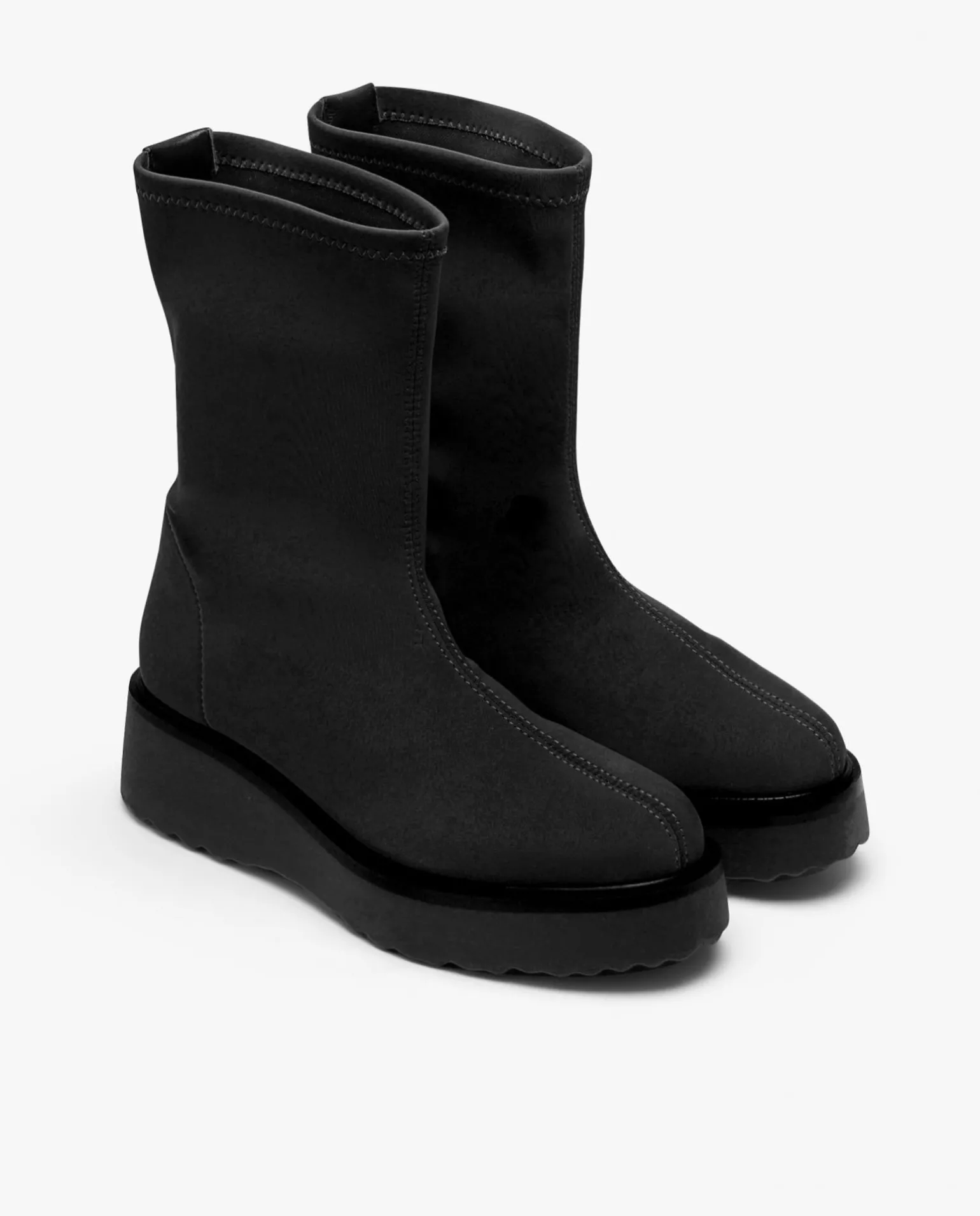 Botin Calcetin Licra Strech Negro