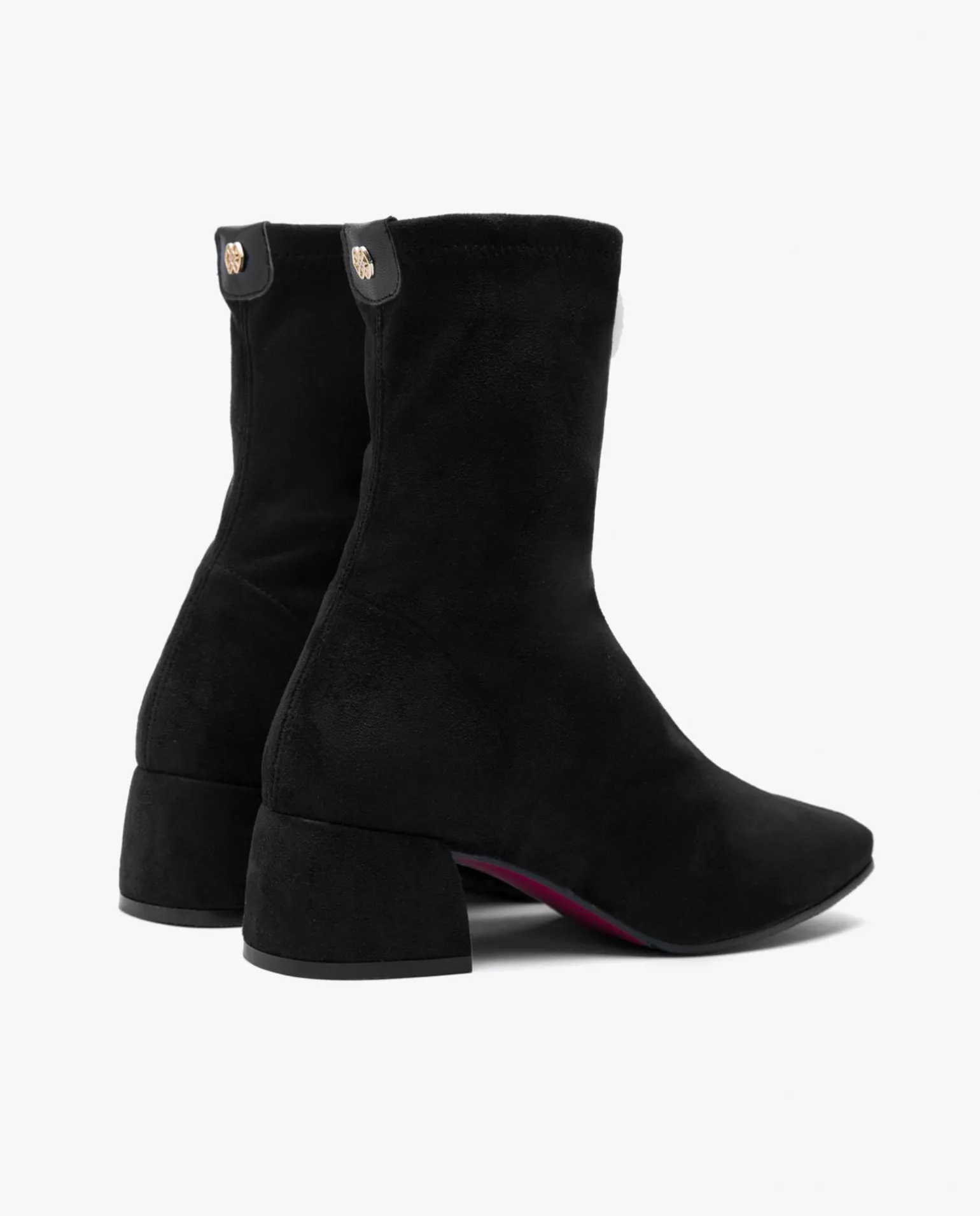 Botin Ultrasuede Strech Negro