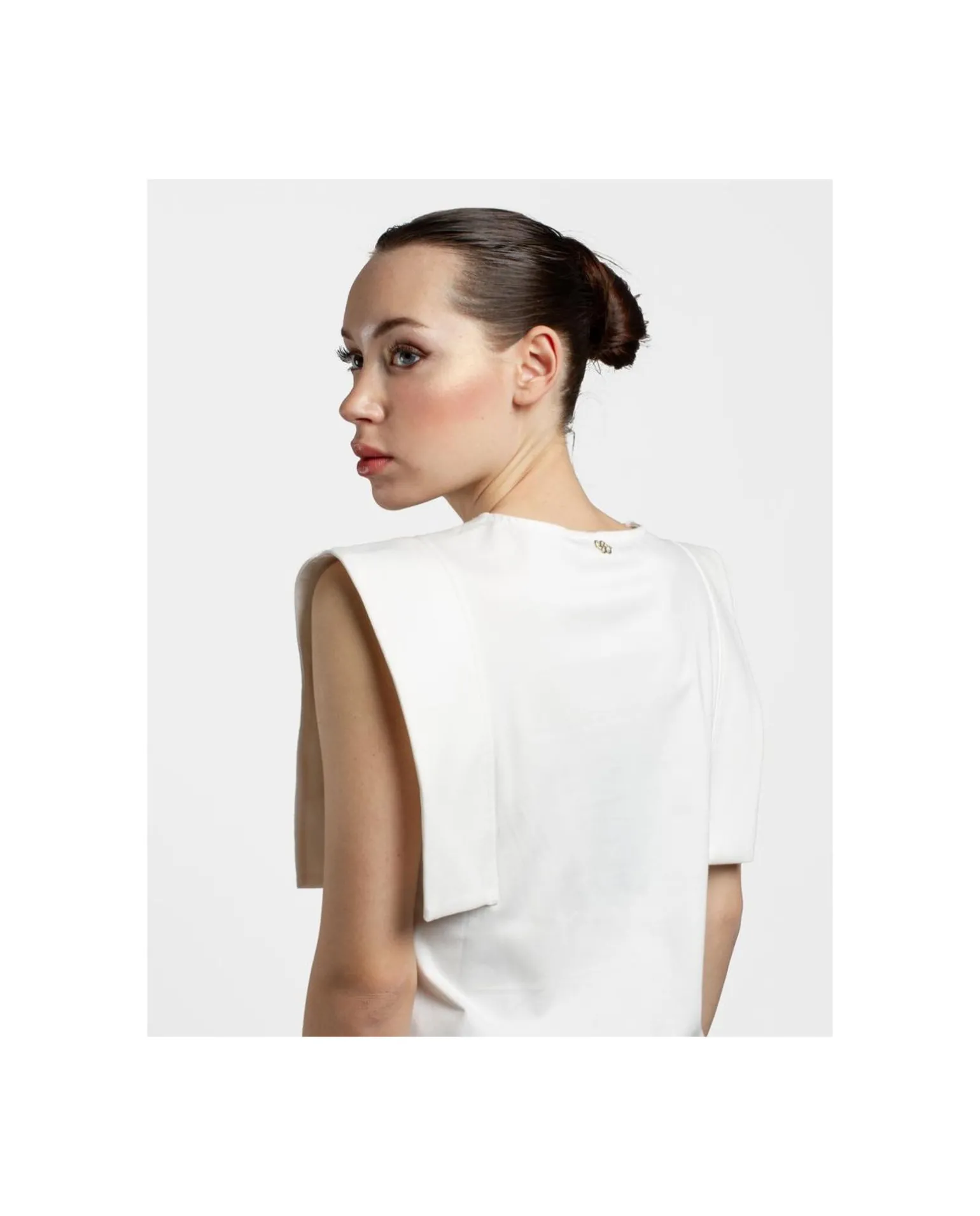 Camiseta Geometrica Punto Blanco