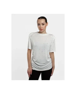Camiseta Strass Punto Blanco