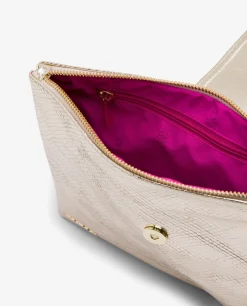 Cartera De Mano Altea Serpiente Oro