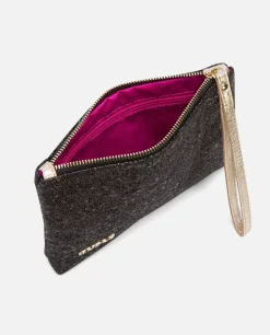 Cartera Glitter Negro
