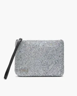 Cartera Glitter Plata