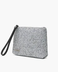 Cartera Glitter Plata