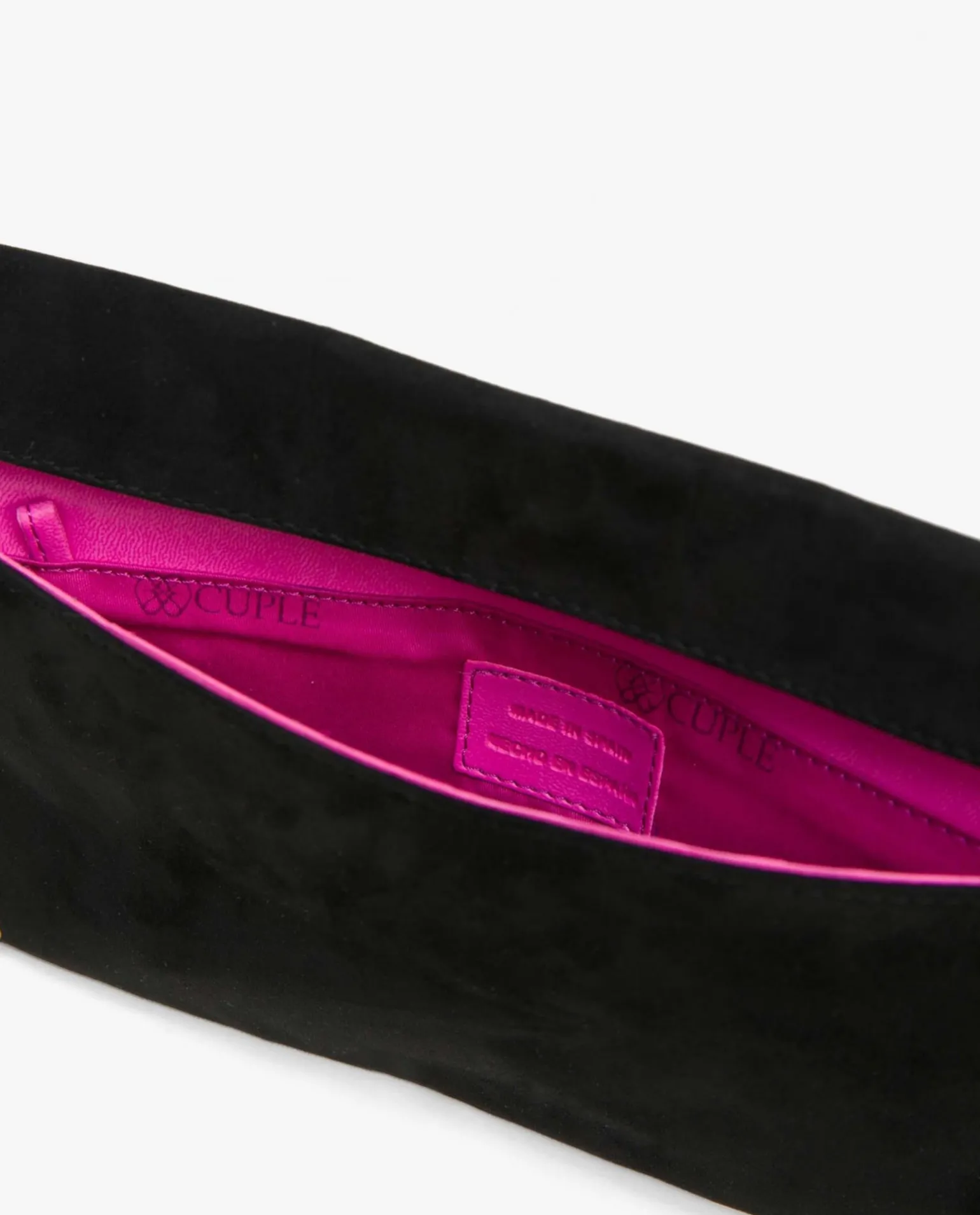 Cartera Iman Ultrasuede Negro