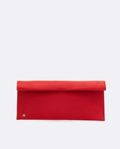 Cartera Iman Ultrasuede Rojo