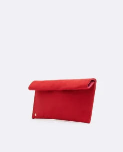 Cartera Iman Ultrasuede Rojo