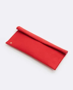 Cartera Iman Ultrasuede Rojo