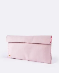Cartera Iman Ultrasuede Rosa Palo