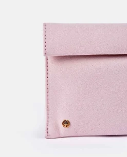 Cartera Iman Ultrasuede Rosa Palo