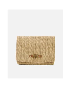 Cartera Mano Rafia Beig