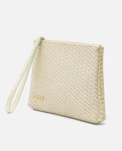 Cartera Trenzado Oro