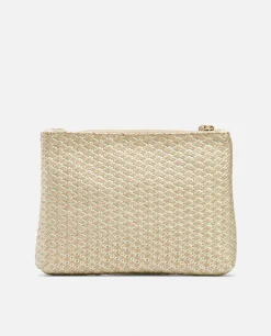 Cartera Trenzado Oro