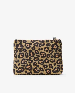 Cartera Ultrasuede Animal Print