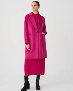 Chaqueta Larga Pano Fucsia