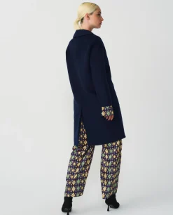 Chaqueta Larga Pano Marino