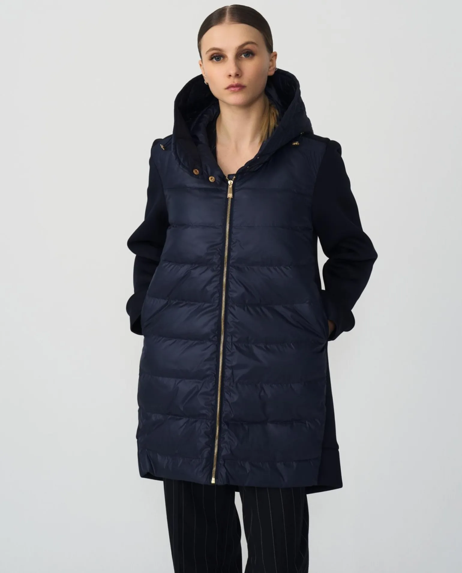 Chaqueta Neopreno Larga Neopreno Marino