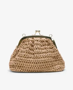 Clutch Rafia Beig