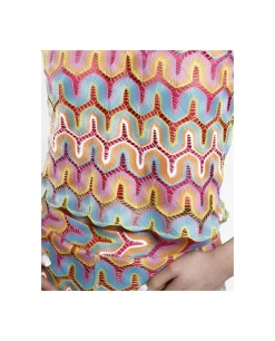 Crop Top Crochet Multicolor
