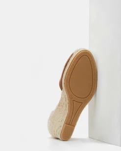 Cuna Yute Con Cintas Serraje Marron